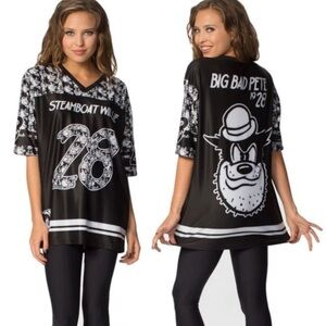 BLACKMILK x DISNEY Steamboat Willie 28' Touchdown Jersey Top Big Bad Pete Design